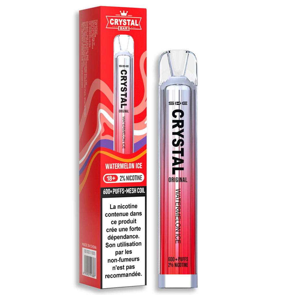 Crystal Bar Watermelon Ice 20MG Indian Spirit Francia